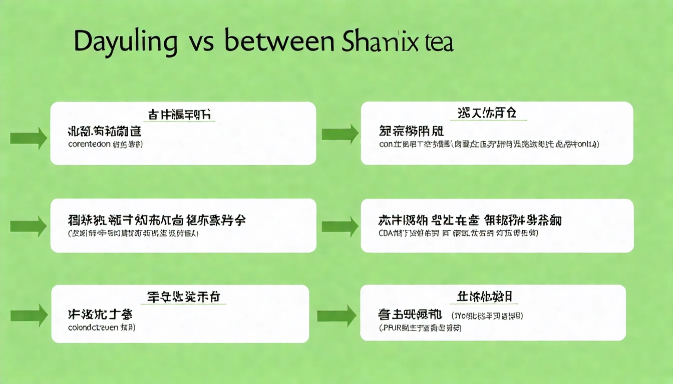 Decision flowchart helping readers choose between Dayuling or Shanlinxi based on budget, purpose, and tea-drinking experience