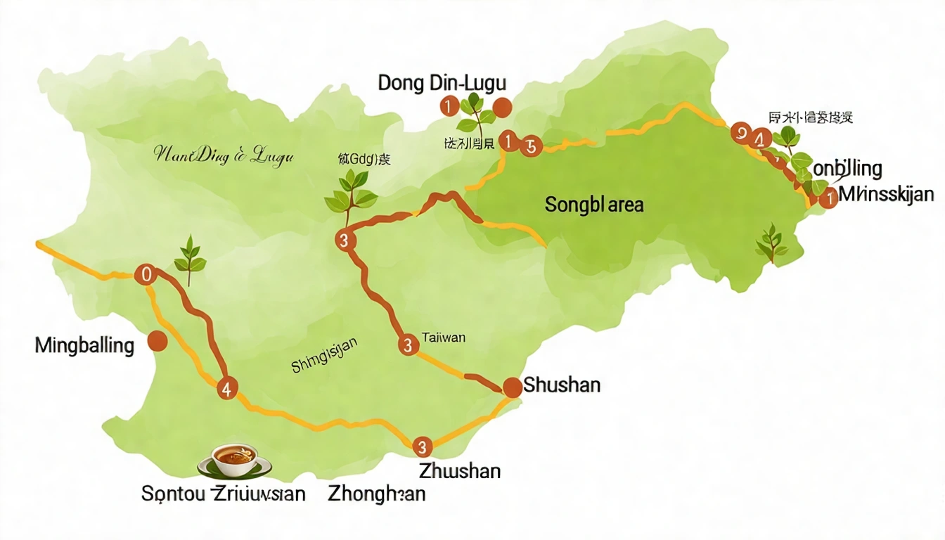 Nantou Tea Complete Guide 2026 | Songbailing, Zhushan & Shanlinxi — Regional Specialties & Tea Recommendations