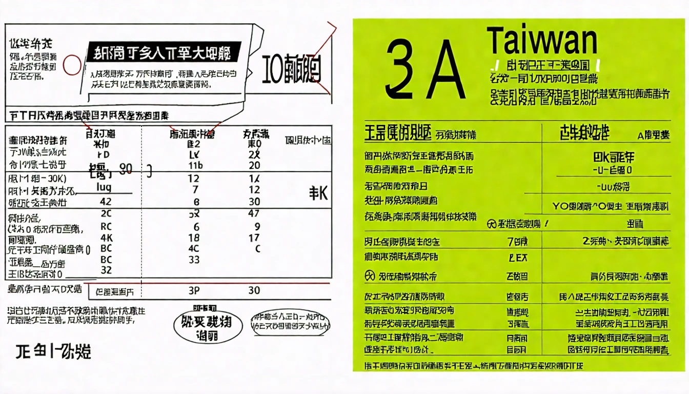 台灣高山茶選購重點教學圖,展示包裝標示、海拔數字、產地地名等關鍵資訊位置
