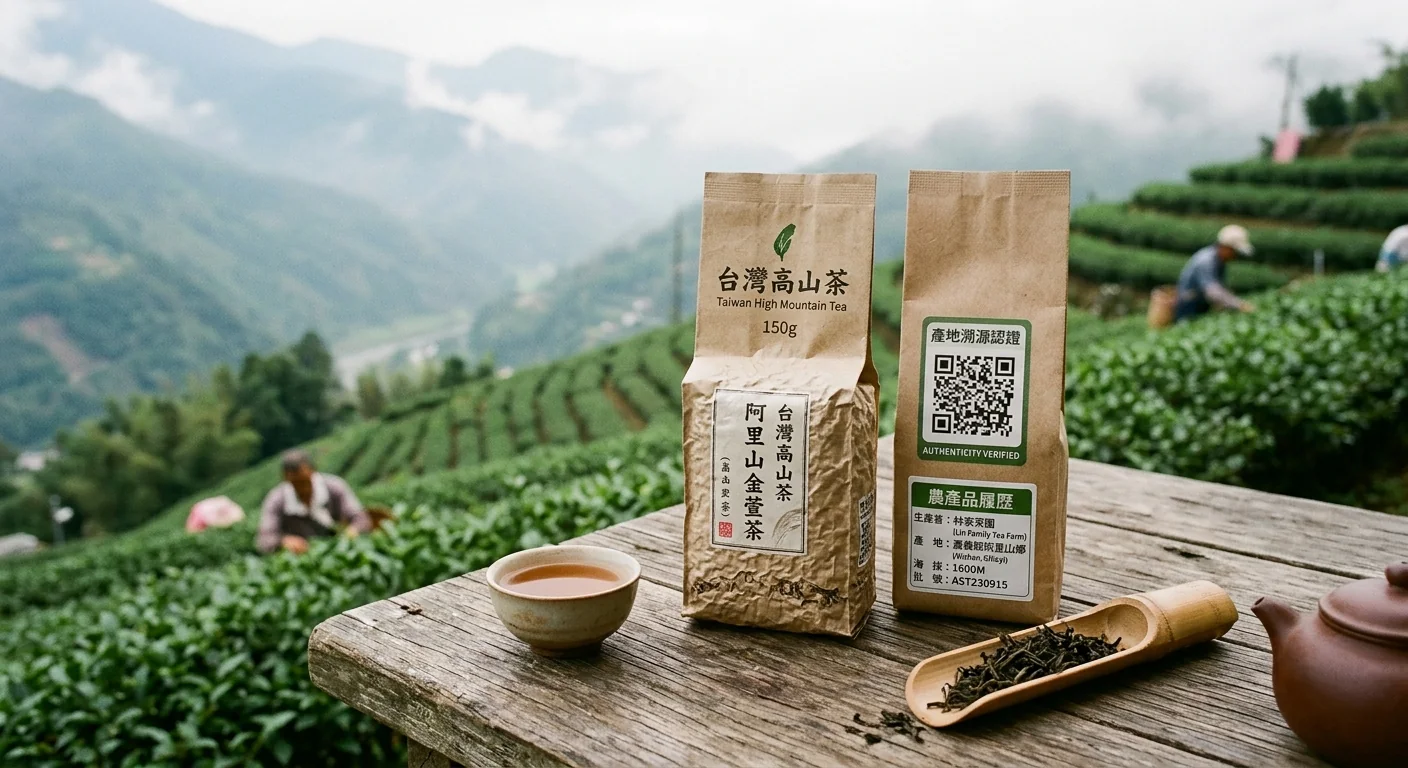 How to Tell Real from Fake Taiwan Tea | 2026 Guide to Spotting Foreign Tea Blended as Taiwanese — Traceability QR, Certificate of Origin & Testing Methods