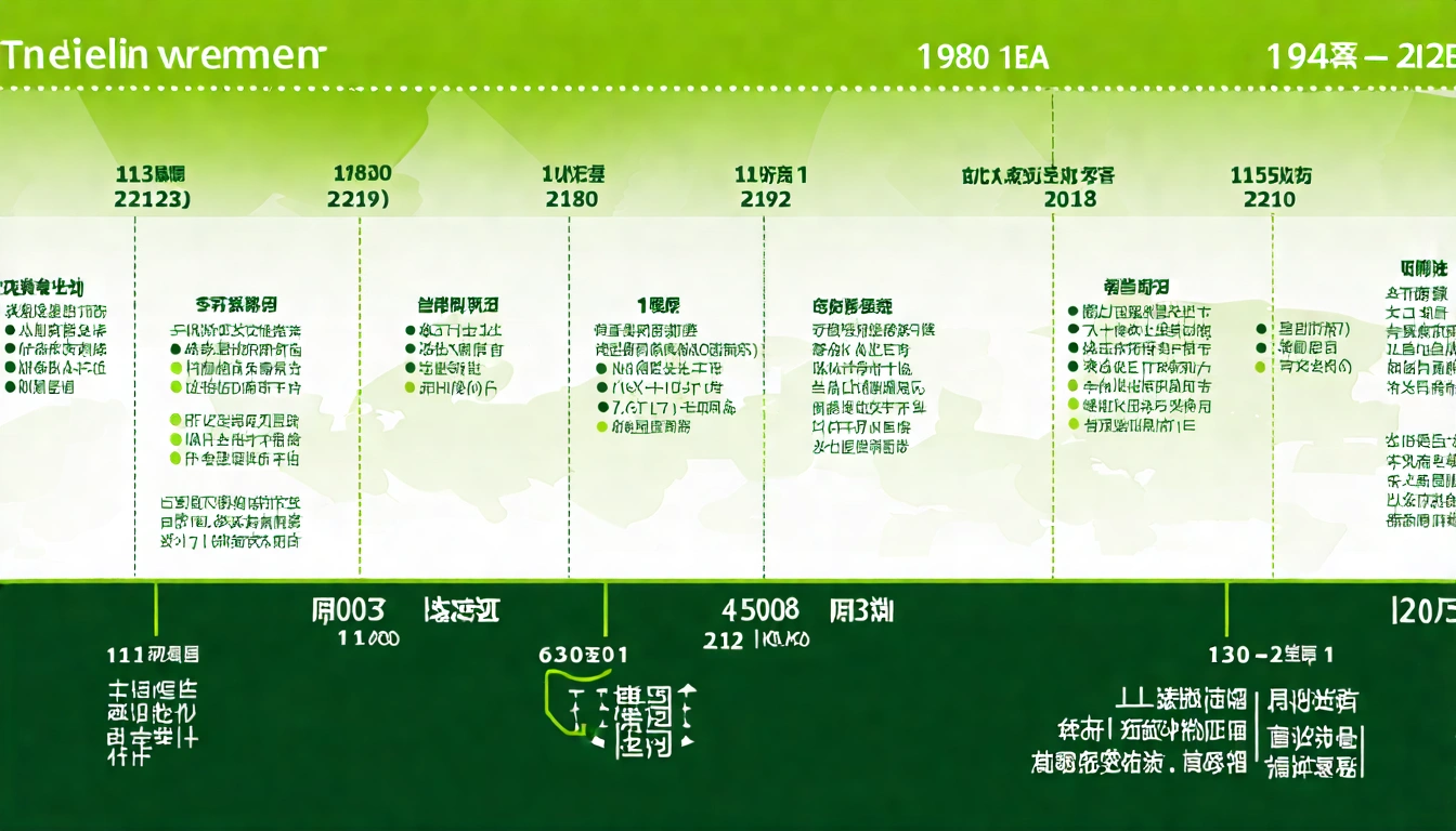 現代台灣精品茶發展時間軸，展示比賽茶制度建立、高山茶崛起、台茶18號育成等重要里程碑