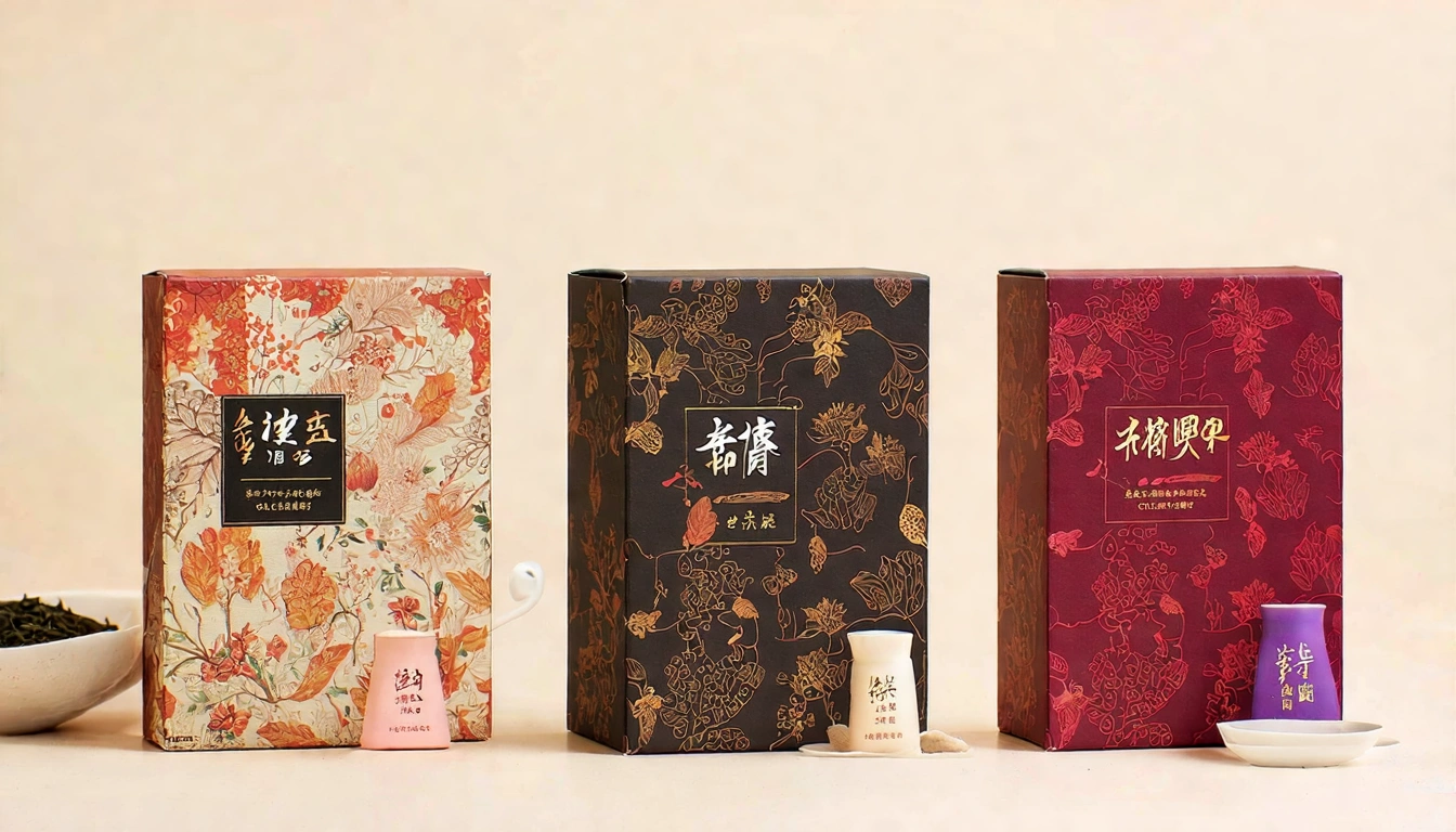 Taiwan tea gift sets at different price points displayed, from entry-level tea bags to premium loose leaf gift boxes, clear price range visual comparison