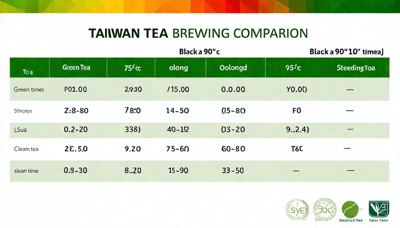 Tea Brewing Temperature & Ratio 2026 Complete Guide | Optimal Water Temperature, Time, and Amount for Every Taiwan Tea