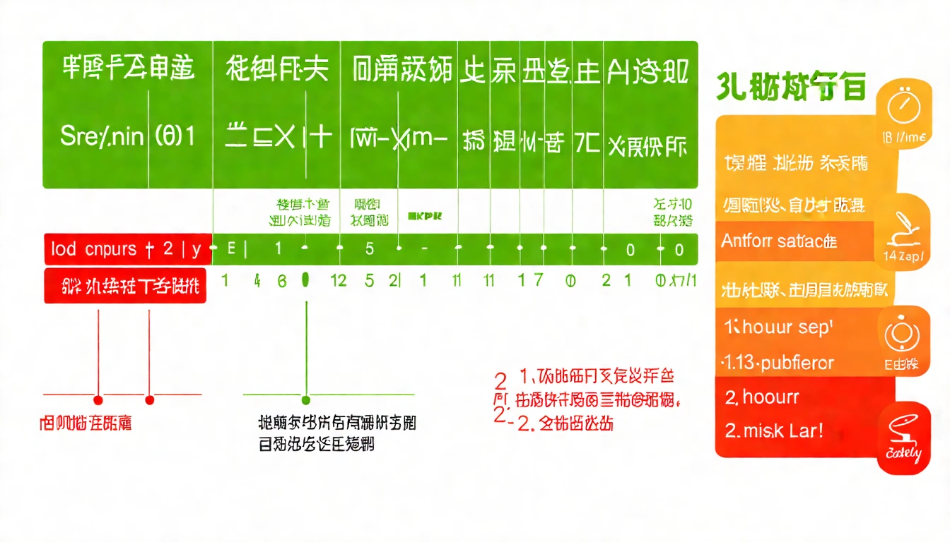 喝茶「好處 vs 壞處」雙欄對照時間軸,左側顯示一天中最適合喝茶的時段(早餐後、上午、午後),右側顯示需要避免的情境(空腹、服鐵劑後1小時、睡前2小時),清晰的時鐘圖示與紅綠燈設計