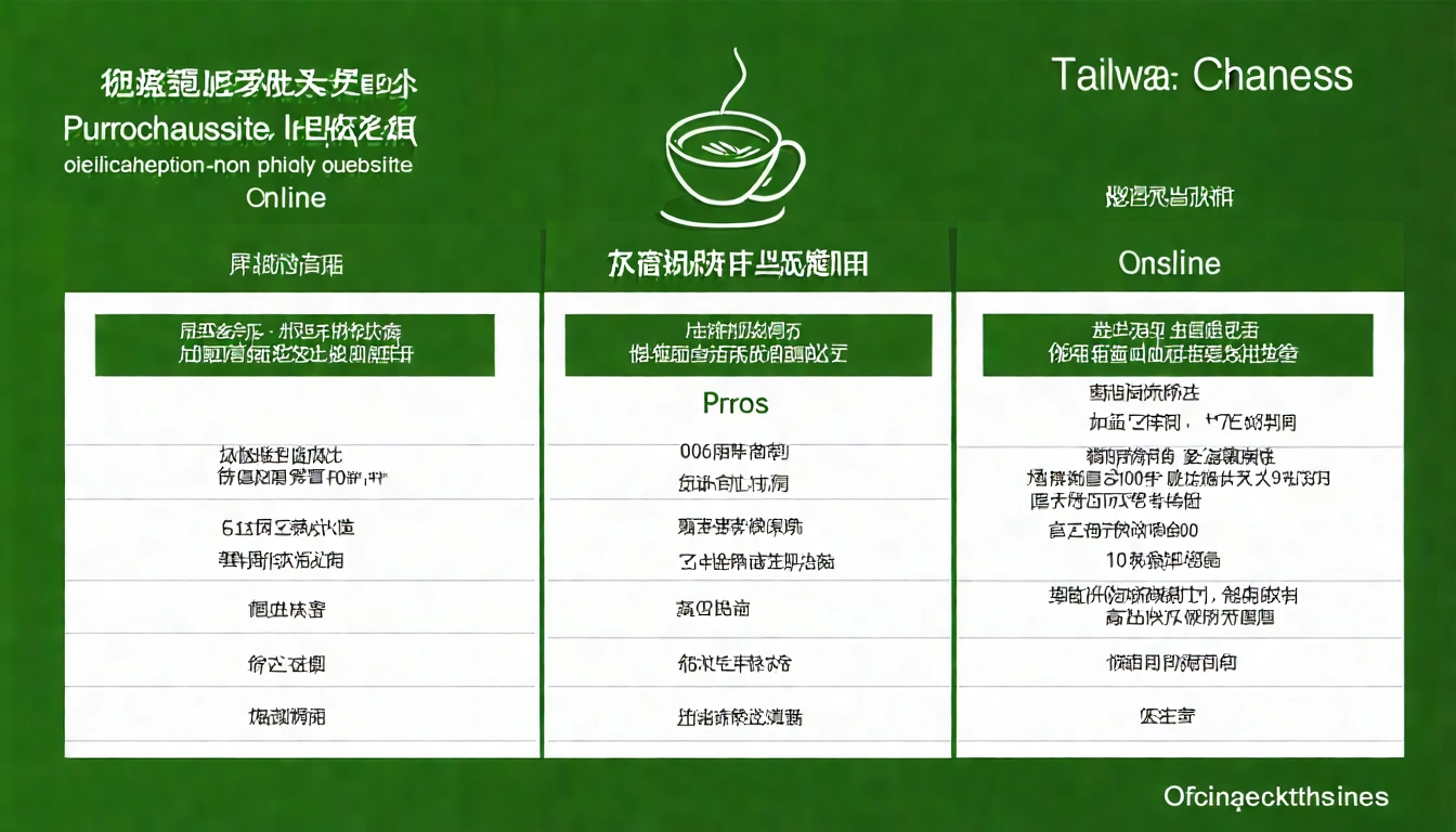 台灣茶葉購買管道比較，官網、蝦皮、實體茶行三種管道的優缺點對比圖